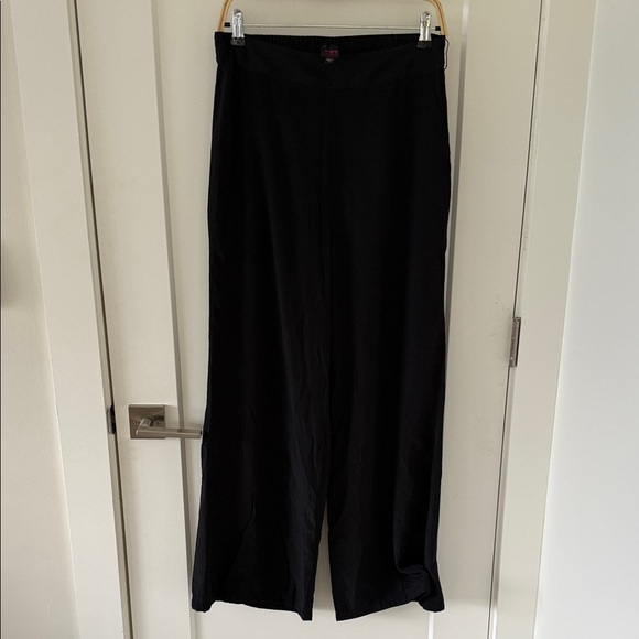 bebe Pants - bebe Black Wide Leg Pants